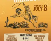 Calgary stampede BBQ poster