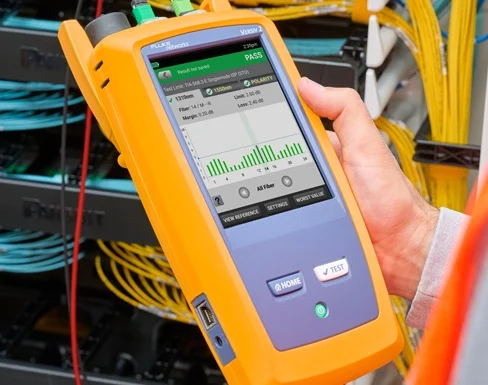 certifiber-max unit in hand and in use