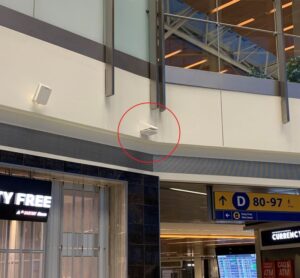 wireless-access-points in an airport